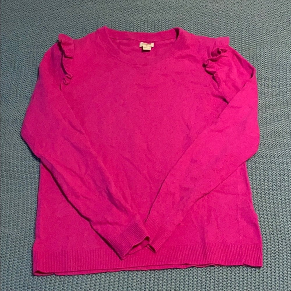Jcrew factory pink sweater